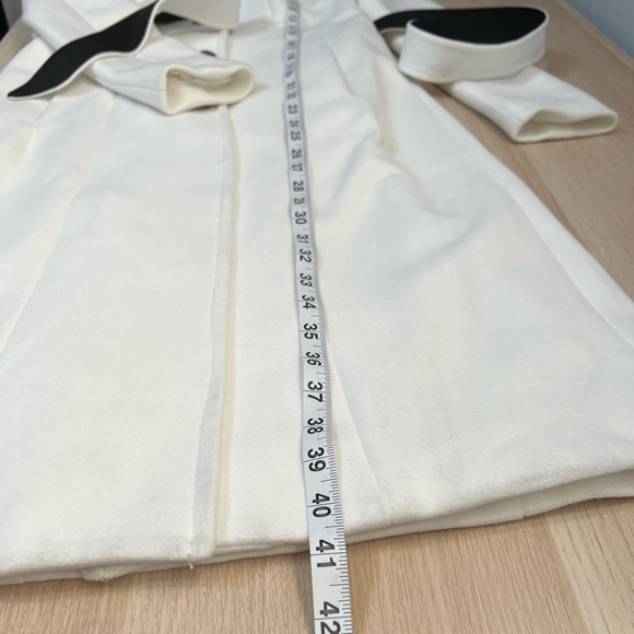 WHBM Faux Fur Collar Classic Long Coat XXS - Picture 9 of 12